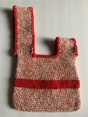 Handmade Crochet Japanese Knot Wrist Bag